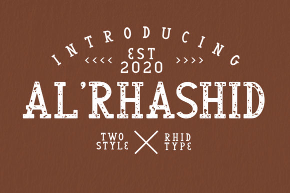 Al Rhasid: A Bold Display Font for Crafters and Product Designers