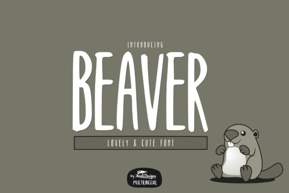 Beaver: The Bold Display Font That Elevates Digital Marketing Design