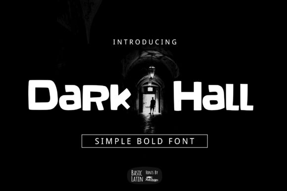 Dark Hall: A Bold Display Font for Modern Web Design Projects