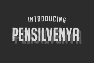 Exploring Pensilvanya: A Bold Display Font for Modern Branding