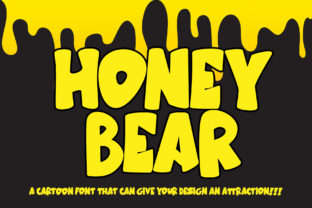 Honey Bear: A Playful Display Font for Editorial Design and Digital Publishing