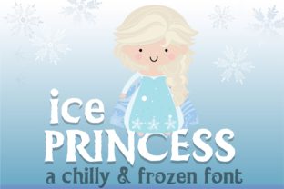 Ice Princess Duo: A Magical Display Font for Small Business Branding