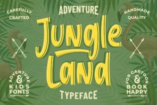 Jungle Land Font: Stylish Script for Crafters & Makers