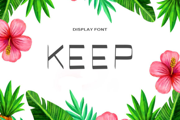 Keep: A Minimalist Display Font That Elevates Your Brand