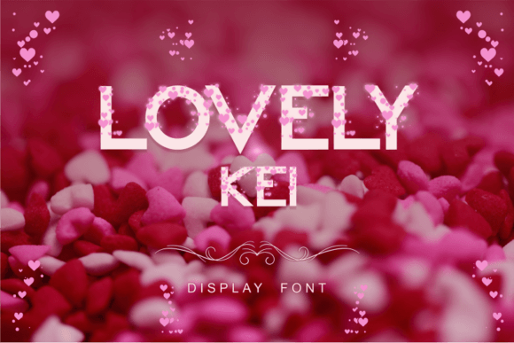 Lovely Kei: A Romantic Display Font for Elegant Branding