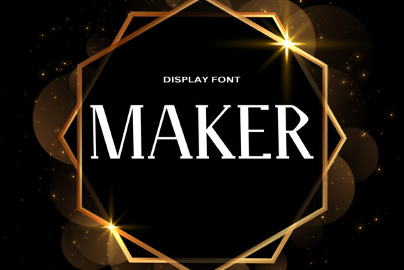 Maker: A Bold Display Font That Elevates Small Business Branding