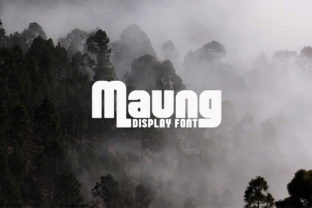 Maung: A Bold Display Font That Elevates Web Typography