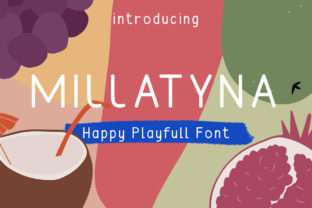 Millatyna: A Playful Display Font for Modern Web Design
