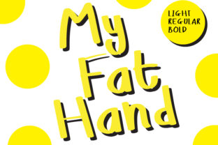My Fat Hand: A Bold Display Font for Modern Campaigns
