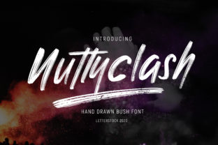 Nuttyclash: A Bold Script Font for Dynamic Branding Projects