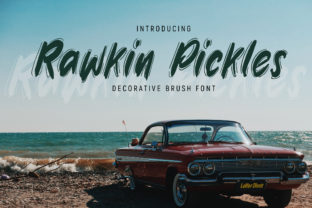 Rawkin Pickles: A Bold Display Font That Elevates Small Business Branding