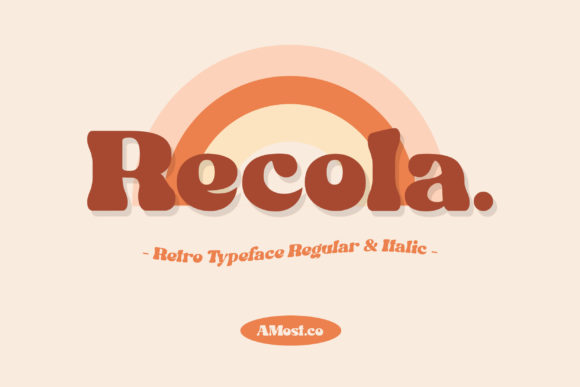 Recola: A Retro Display Font That Elevates Small Business Branding