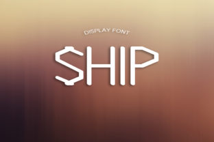 Ship: A Futuristic Display Font for Bold Campaign Visuals