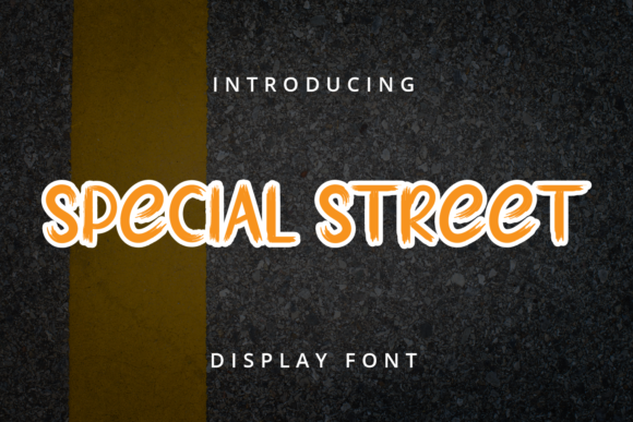 Special Street: A Vibrant Display Font for Editorial Design