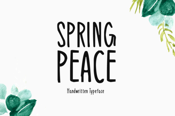 Spring Peace: A Handwritten Font for Editorial Design and Reader Engagement