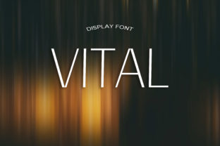 Vital: A Display Font That Elevates Campaign Visuals with Timeless Charm