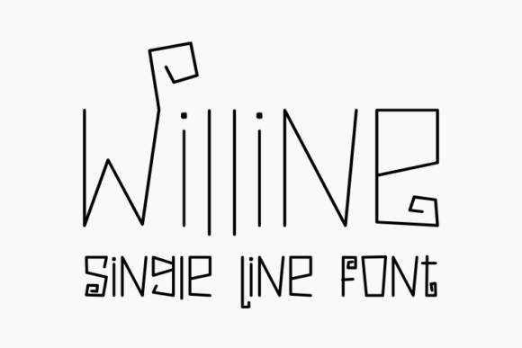 Willine: A Clean Display Font for Crafters and Product Designers