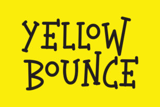 Yellowbounce: A Playful Display Font That Elevates Kids-Themed Campaigns